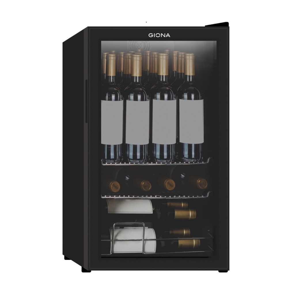 Vinoteca pequeña compresor 24 botellas rango de 0 a 20 grados Giona CVG24CF 