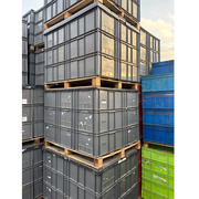 Lote de 135 Cajas Usadas Norma Europa Grises 40 x 60 x 30 cm  
