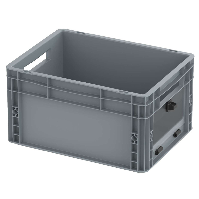 Caja Eurobox Frente Abierto 40 x 30 x 23 Gris Ref.SPK 4322OF