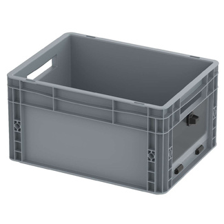 Caja Eurobox Frente Abierto 40 x 30 x 23 Gris Ref.SPK 4322OF