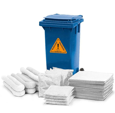 ¿Qué tipos de absorbentes anti-derrames existen?