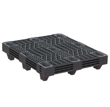 Nuevo producto: Palet plástico 9 pies encajable con superficie rejillada